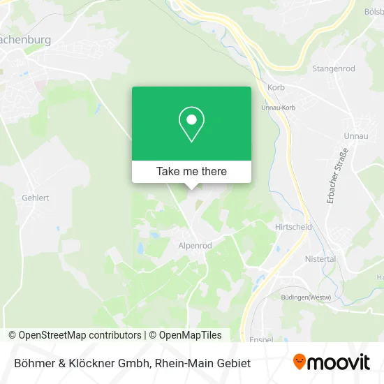 Карта Böhmer & Klöckner Gmbh