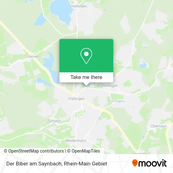 Карта Der Biber am Saynbach