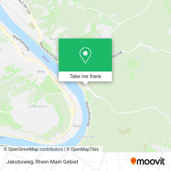 Карта Jakobsweg