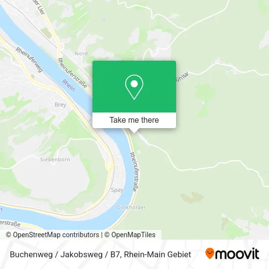 Карта Buchenweg / Jakobsweg / B7
