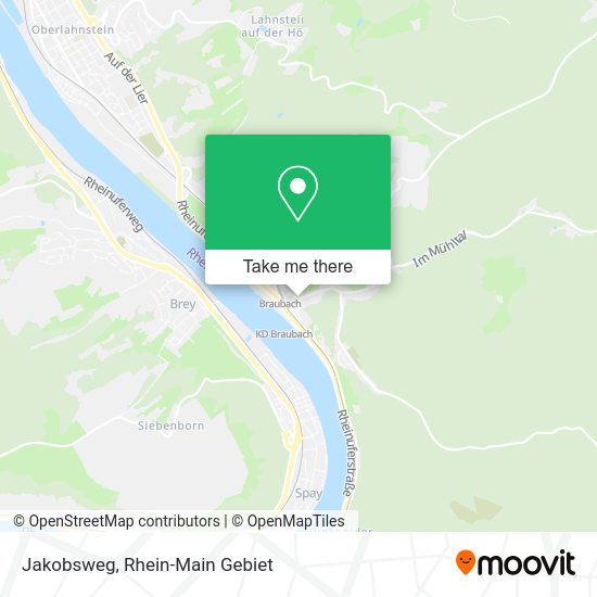 Карта Jakobsweg