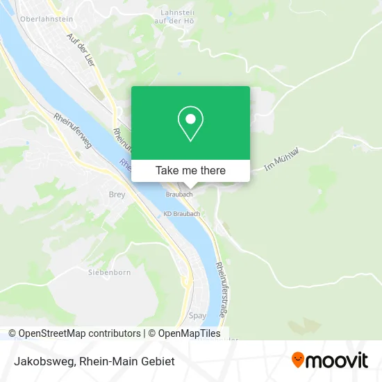 Карта Jakobsweg