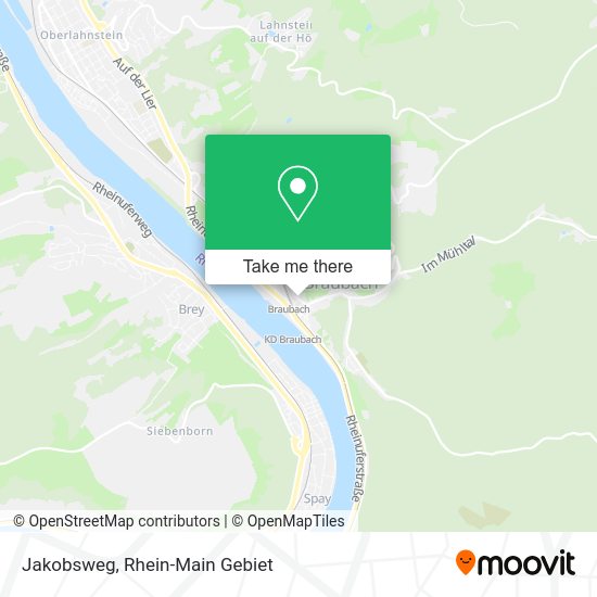 Карта Jakobsweg