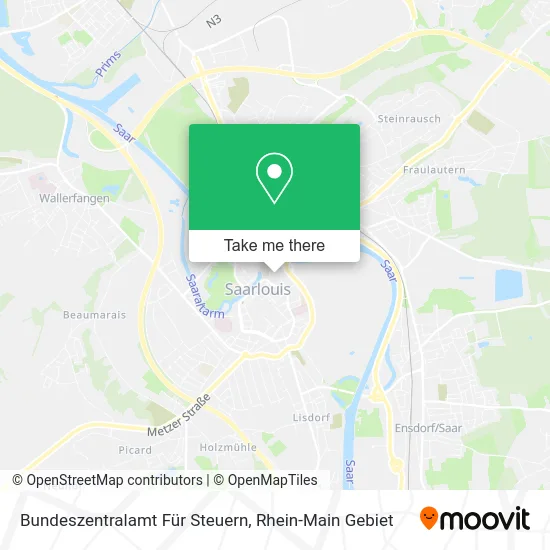 Карта Bundeszentralamt Für Steuern