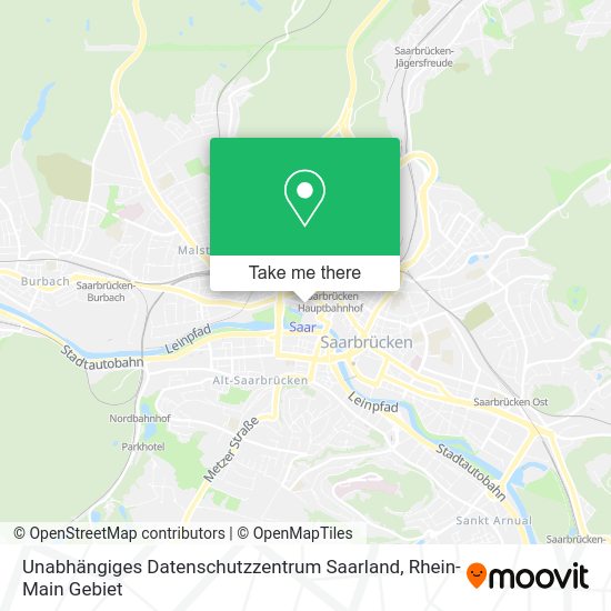 Карта Unabhängiges Datenschutzzentrum Saarland