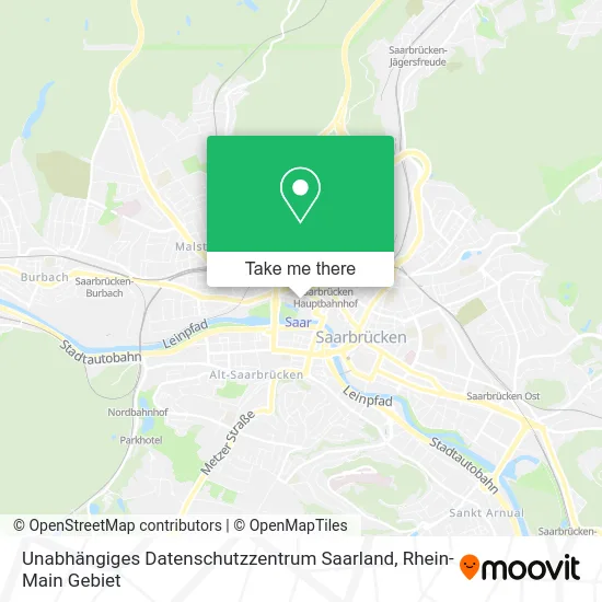 Карта Unabhängiges Datenschutzzentrum Saarland