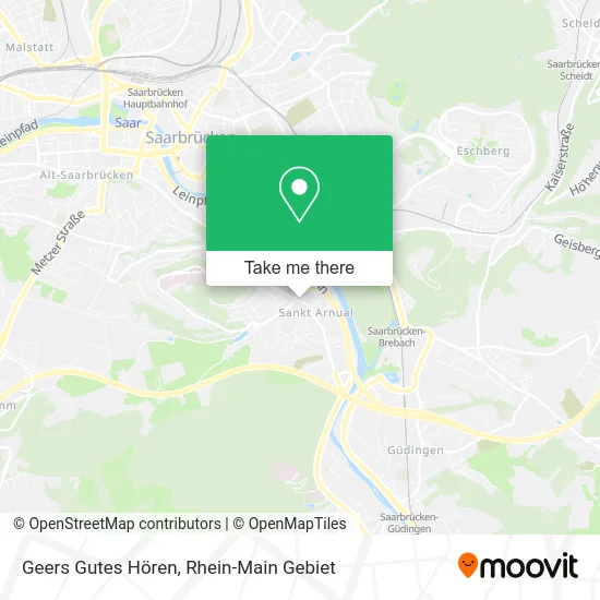 Карта Geers Gutes Hören