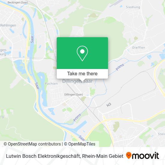 Карта Lutwin Bosch Elektronikgeschäft