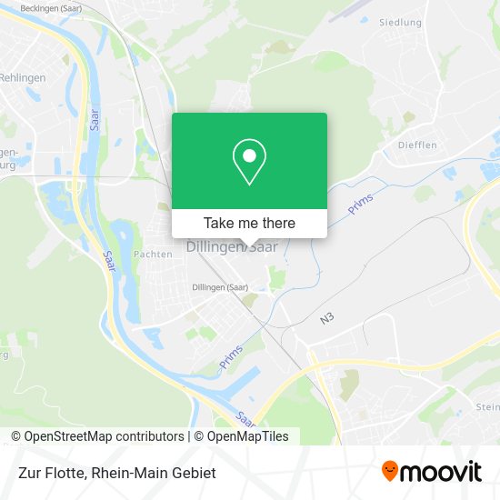 Карта Zur Flotte