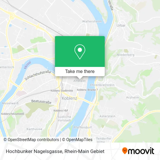 Карта Hochbunker Nagelsgasse
