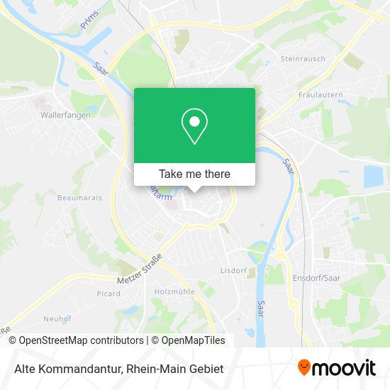 Карта Alte Kommandantur