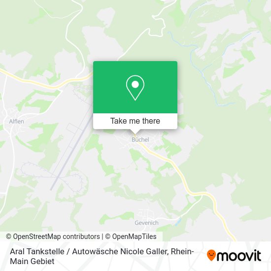 Карта Aral Tankstelle / Autowäsche Nicole Galler