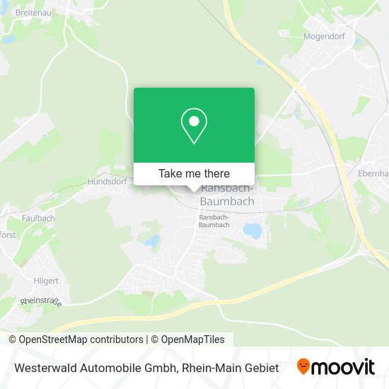 Карта Westerwald Automobile Gmbh