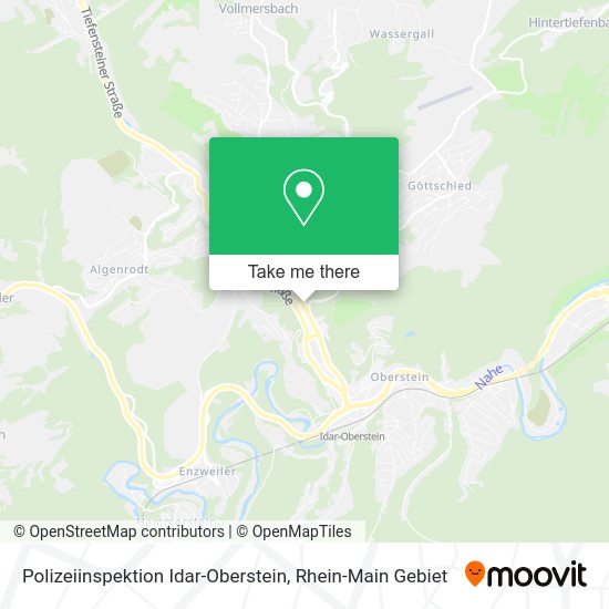 Карта Polizeiinspektion Idar-Oberstein