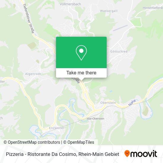 Карта Pizzeria - Ristorante Da Cosimo