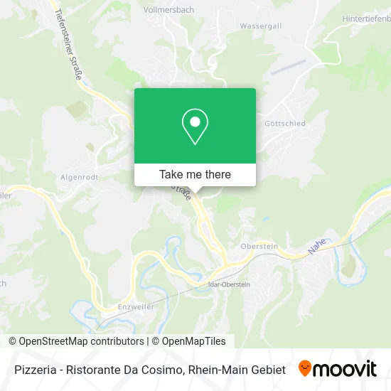 Карта Pizzeria - Ristorante Da Cosimo