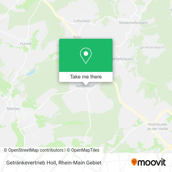 Карта Getränkevertrieb Holl