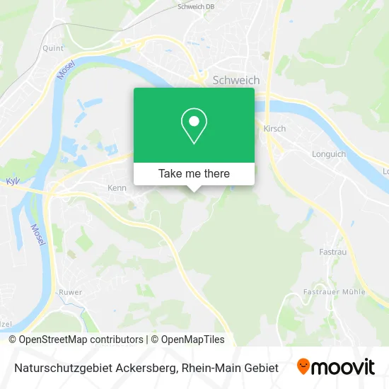 Карта Naturschutzgebiet Ackersberg