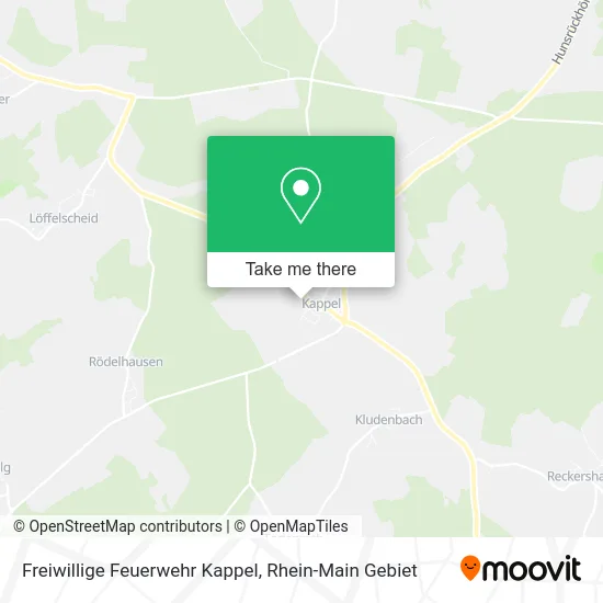 Карта Freiwillige Feuerwehr Kappel