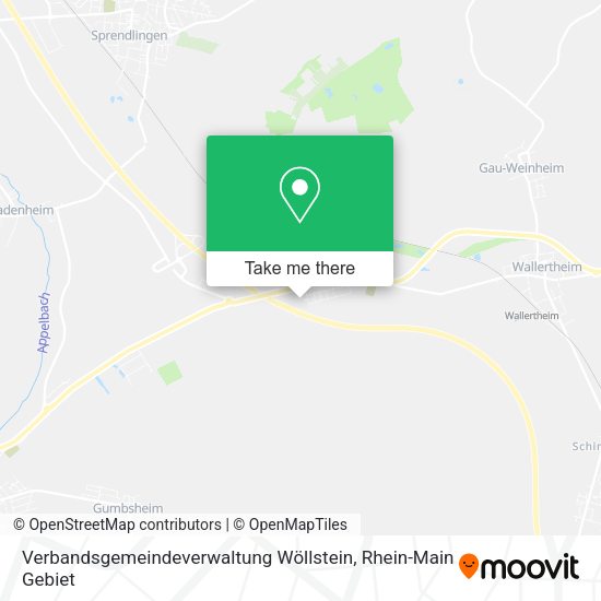 Карта Verbandsgemeindeverwaltung Wöllstein