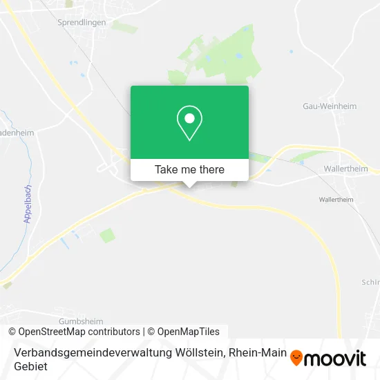 Карта Verbandsgemeindeverwaltung Wöllstein