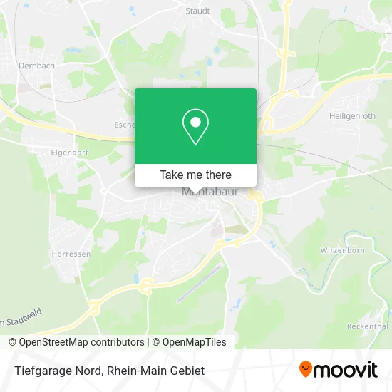 Карта Tiefgarage Nord