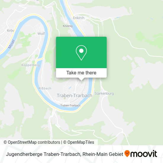 Карта Jugendherberge Traben-Trarbach