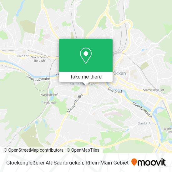 Карта Glockengießerei Alt-Saarbrücken