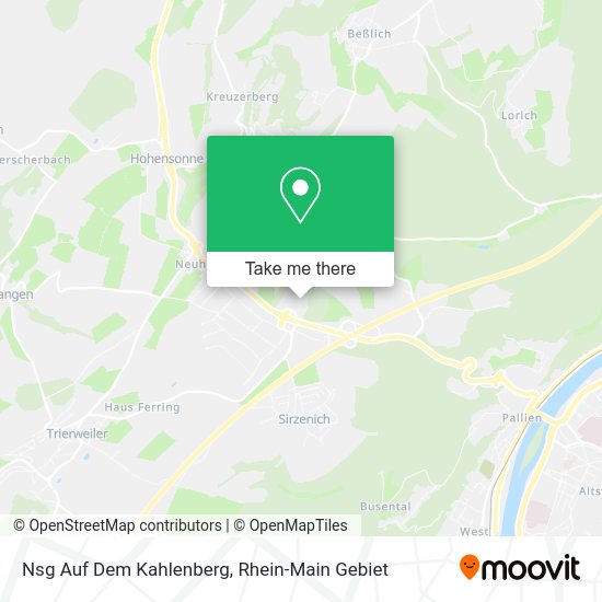 Карта Nsg Auf Dem Kahlenberg