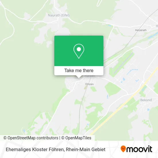 Карта Ehemaliges Kloster Föhren