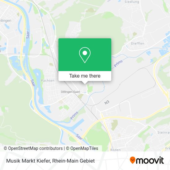 Musik Markt Kiefer map