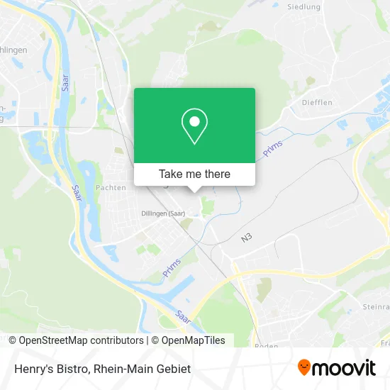 Карта Henry's Bistro