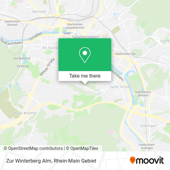 Карта Zur Winterberg Alm