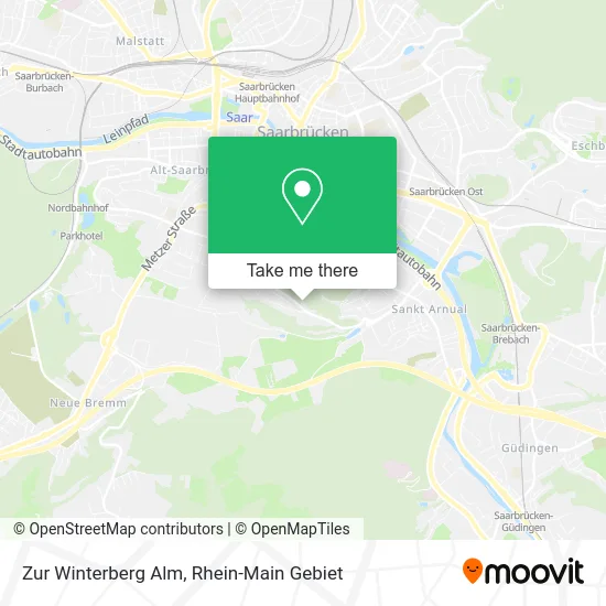 Карта Zur Winterberg Alm