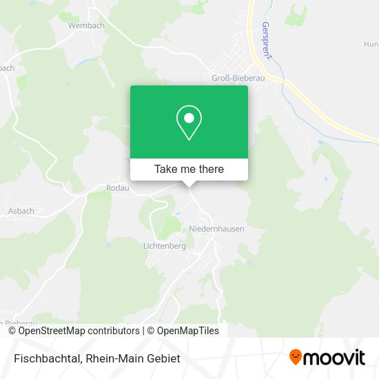 Карта Fischbachtal