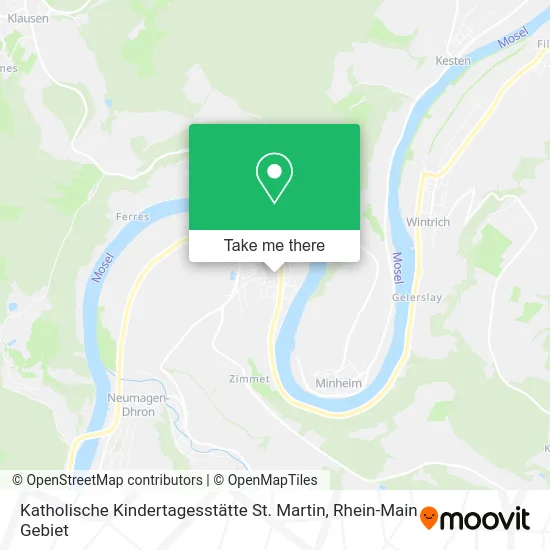 Карта Katholische Kindertagesstätte St. Martin