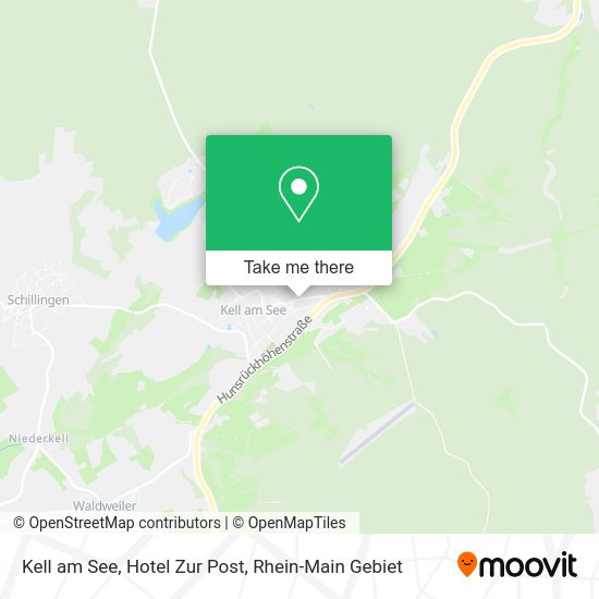Карта Kell am See, Hotel Zur Post
