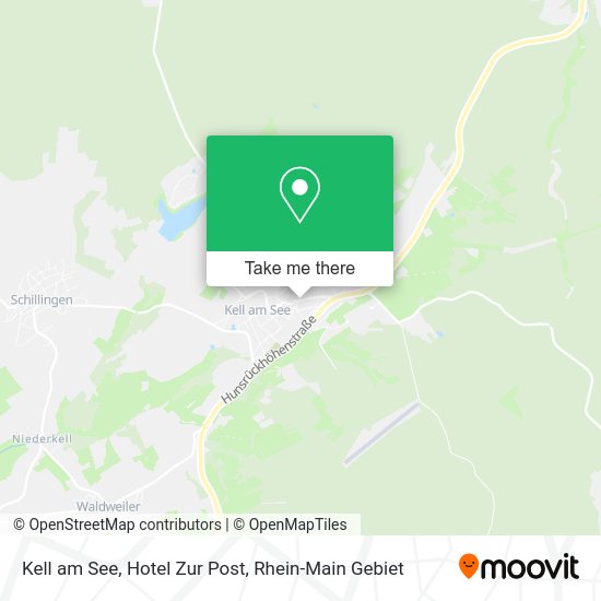 Карта Kell am See, Hotel Zur Post