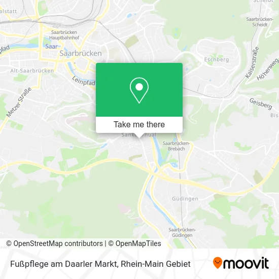 Карта Fußpflege am Daarler Markt