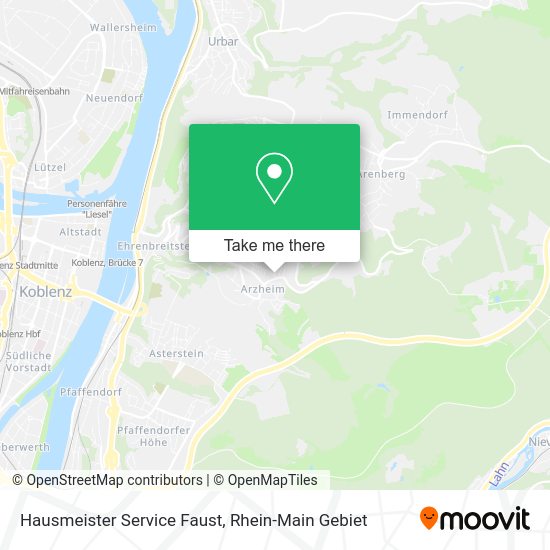 Карта Hausmeister Service Faust