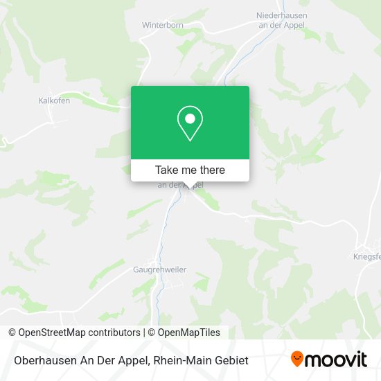 Карта Oberhausen An Der Appel