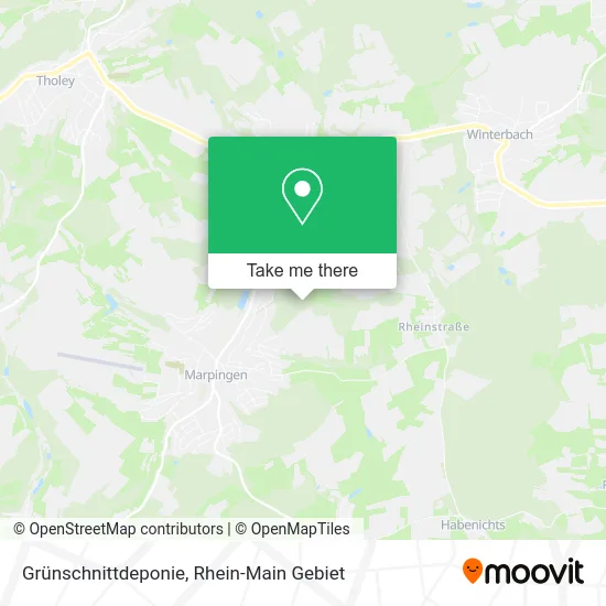 Карта Grünschnittdeponie