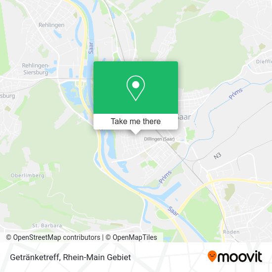 Карта Getränketreff