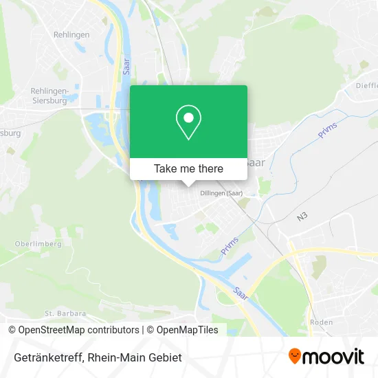 Карта Getränketreff