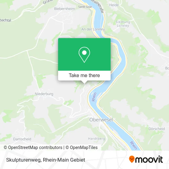 Карта Skulpturenweg
