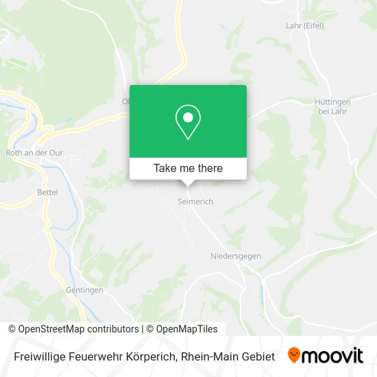 Карта Freiwillige Feuerwehr Körperich