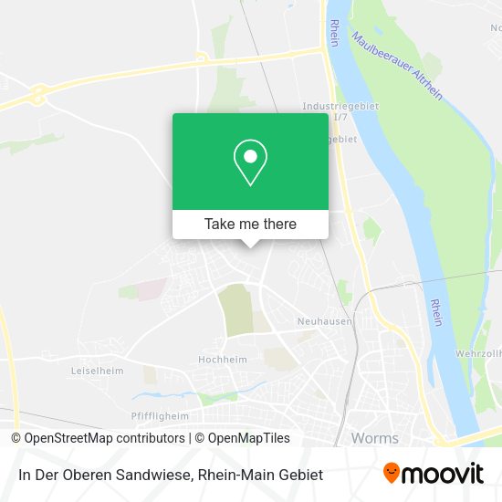 Карта In Der Oberen Sandwiese