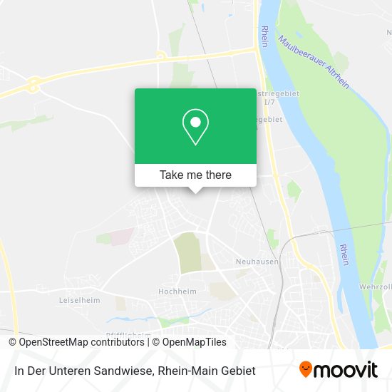 Карта In Der Unteren Sandwiese