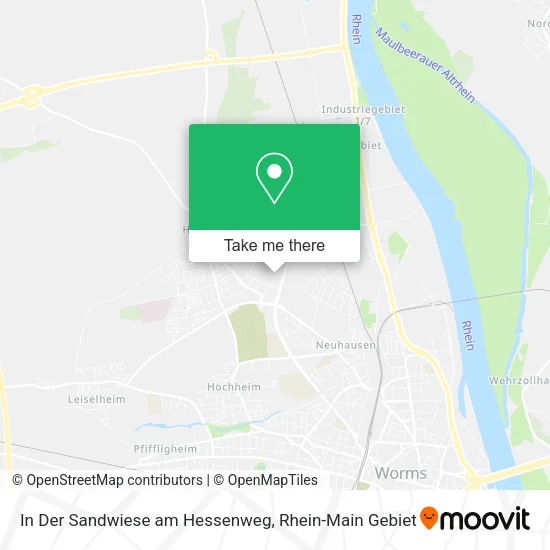 Карта In Der Sandwiese am Hessenweg