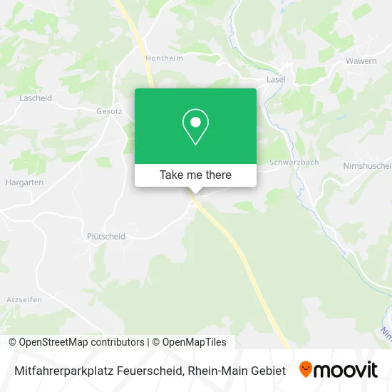 Карта Mitfahrerparkplatz Feuerscheid